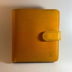Restored Vintage Louis Vuitton Epi French Wallet